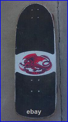 Vintage 1981 Powell Peralta Mike McGill F-14 Fighter Jet White Skateboard SIMS