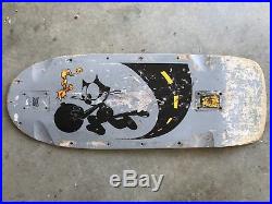 Vintage 1982 SEAFLEX BOOMCAT Pig Skateboard Deck -Felix the Cat- Bob Denike 80s