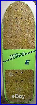 Vintage 1983-84 Sims Lester Kasai Pro Model Splat Skateboard Deck Rare OG