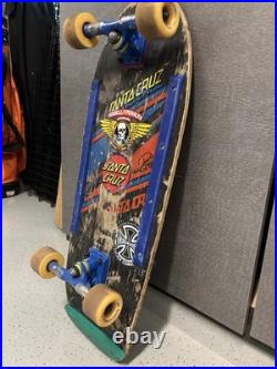 Vintage 1983 OG Santa Cruz Duane Peters Parallelogram Skateboard (NO REISSUE)