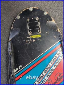 Vintage 1983 OG Santa Cruz Duane Peters Parallelogram skateboard NO REISSUE