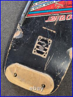 Vintage 1983 OG Santa Cruz Duane Peters Parallelogram skateboard NO REISSUE