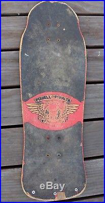 Vintage 1983 OG Tony Hawk Powell Peralta Skateboard Skate Deck Skull Bones Rare