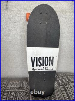 Vintage 1983 OG Vision Animal Skins'Leopard' skateboard NO REISSUE