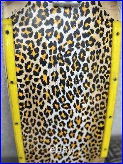 Vintage 1983 OG Vision Animal Skins'Leopard' skateboard NO REISSUE