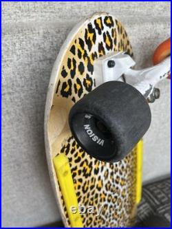 Vintage 1983 OG Vision Animal Skins'Leopard' skateboard NO REISSUE
