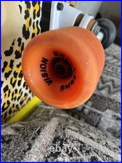 Vintage 1983 OG Vision Animal Skins'Leopard' skateboard NO REISSUE