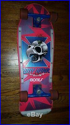 Vintage 1983 Powell & Peralta Tony Hawk Skateboard Pink