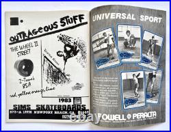 Vintage 1983 Trans-World Skateboarding Magazine First Issue Vol 1 No 1 Tony Hawk