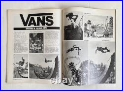 Vintage 1983 Trans-World Skateboarding Magazine First Issue Vol 1 No 1 Tony Hawk
