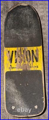 Vintage 1983 Vision Animal Skins Lizard Snake Skateboard OG 80s Rare Sims Gull
