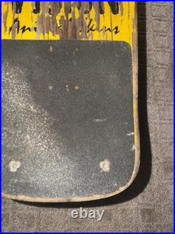 Vintage 1983 Vision Animal Skins Lizard Snake Skateboard OG 80s Rare Sims Gull
