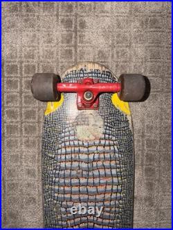 Vintage 1983 Vision Animal Skins Lizard Snake Skateboard OG 80s Rare Sims Gull