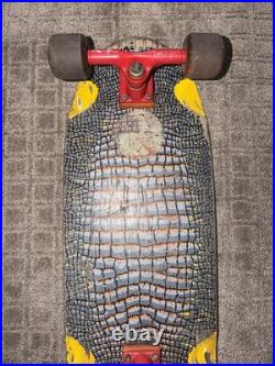Vintage 1983 Vision Animal Skins Lizard Snake Skateboard OG 80s Rare Sims Gull