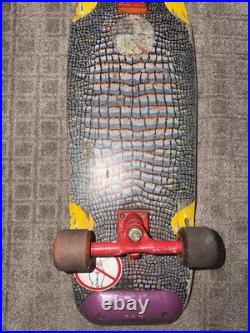 Vintage 1983 Vision Animal Skins Lizard Snake Skateboard OG 80s Rare Sims Gull