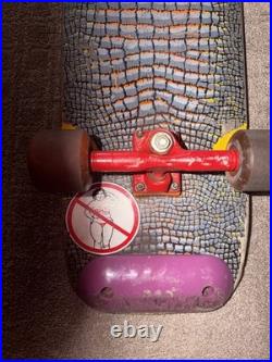 Vintage 1983 Vision Animal Skins Lizard Snake Skateboard OG 80s Rare Sims Gull