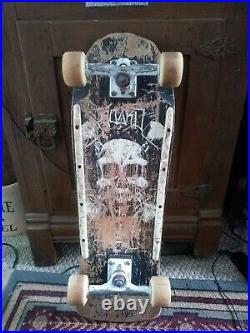 Vintage 1984 Extremely Rare Fogtown BOARD to DEATH Skateboard Complete