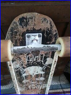 Vintage 1984 Extremely Rare Fogtown BOARD to DEATH Skateboard Complete