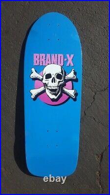Vintage 1984 NOS Brand X team skateboard deck not a reissue