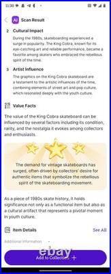 Vintage 1984 Valterra King Cobra Skateboard Complete 30 Vintage 1984 Valterra King Cobra Skateboard Complete 30