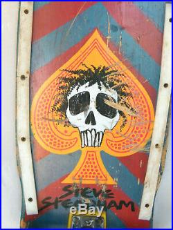 Vintage 1985 Powell Peralta Steve Steadham Complete Skateboard Indy's Rat Bones