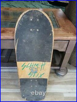 Vintage 1985 Schmitt Stix Monty Nolder skateboard