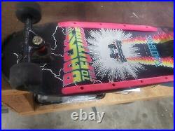 Vintage 1985 VALTERRA BACK TO THE FUTURE Skateboard Bottom Deck Graphic Vintage 1985 VALTERRA BACK TO THE FUTURE Skateboard Bottom Deck Graphic