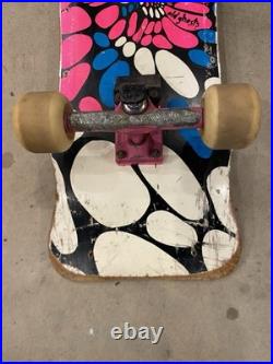 Vintage 1985 Vision Hippie Stick skateboard Gullwing Sims 63 Old Ghosts