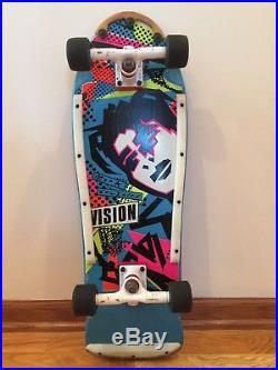 Vintage 1985 Vision Mark Gonzales Pro Model Skateboard with Gullwing Trucks&wheels