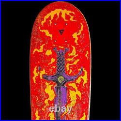 Vintage 1986 Powell Peralta Tommy Guerrero Flaming Dagger Skateboard Deck XT