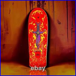 Vintage 1986 Powell Peralta Tommy Guerrero Flaming Dagger Skateboard Deck XT Vintage 1986 Powell Peralta Tommy Guerrero Flaming Dagger Skateboard Deck XT