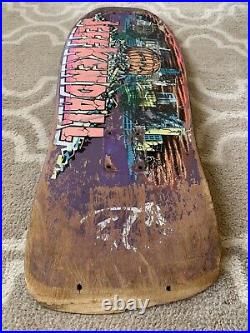 Vintage 1986 Santa Cruz Jeff Kendall Pumpkin Skateboard Deck Phillips Roskopp