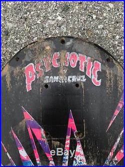 Vintage 1986 Santa Cruz Skateboards Psychotic Eyes Deck Grosso Kendall Jessee