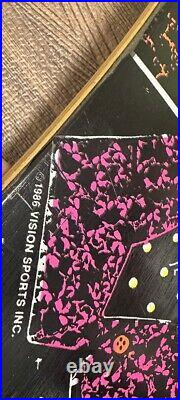 Vintage 1986 Vision Psycho Stick Skateboard Deck Rare OG