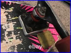 Vintage 1986 Vision Psycho Stick Skateboard Deck Rare OG Tracker Trucks Bones
