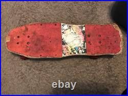 Vintage 1986 Vision Psycho Stick Skateboard Deck Rare OG Tracker Trucks Bones