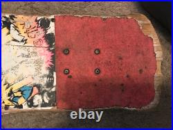 Vintage 1986 Vision Psycho Stick Skateboard Deck Rare OG Tracker Trucks Bones