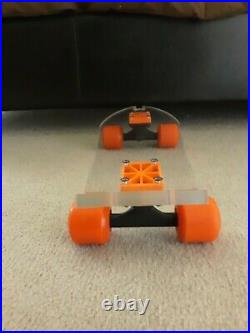 Vintage 1987 Lucite Acrylic Skateboard Flip-Tail Style SIMS WHEELS & RISERS