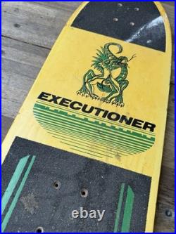 Vintage 1987 Nash Executioner Skateboard 80s Skate Deck Wall Decor