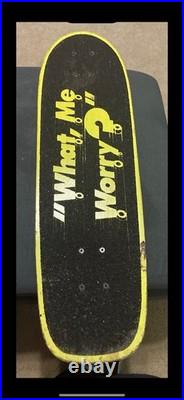Vintage 1987 Nash Mad Magazine Skateboard Ft. Alfred E. Newman All Wheels Spin Vintage 1987 Nash Mad Magazine Skateboard Ft. Alfred E. Newman All Wheels Spin
