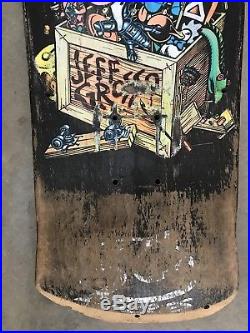 Vintage 1987 Old School Jeff Grosso Toy Box Skateboard Deck Santa Cruz Demon