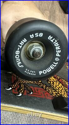 Vintage 1987 Powell Peralta Steve Caballero Dragon Black Indy Trucks Skateboard