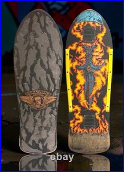 Vintage 1987 Powell Peralta Tommy Guerrero Flaming Dagger Skateboard Deck OG