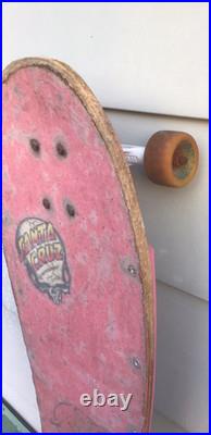 Vintage 1987 Santa Cruz Claus Grabke Exploding Clock Skateboard Skate Complete