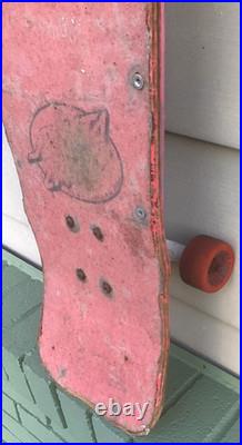 Vintage 1987 Santa Cruz Claus Grabke Exploding Clock Skateboard Skate Complete