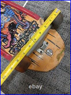 Vintage 1987 Schmitt Stix John Lucero X2 Skateboard Independent Trucks Alva G&S