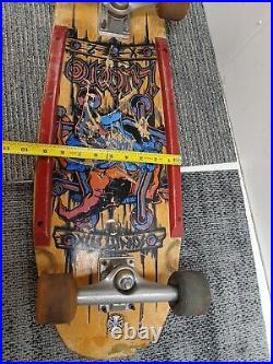 Vintage 1987 Schmitt Stix John Lucero X2 Skateboard Independent Trucks Alva G&S