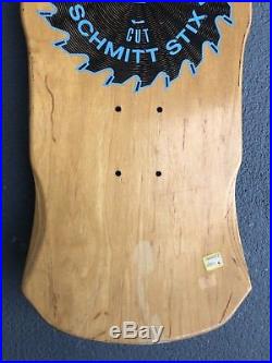 Vintage 1987 Schmitt Stix Rip Saw Skateboard Deck Old