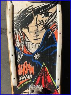 Vintage 1988 Adrian Demain Lester Kasai Rare Skateboard Tracker Trucks
