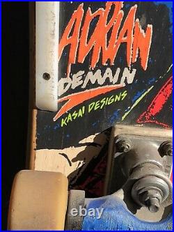 Vintage 1988 Adrian Demain Lester Kasai Rare Skateboard Tracker Trucks